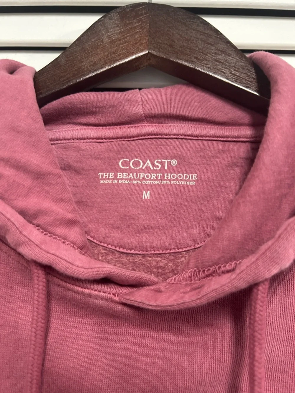 Womens Coast Hoodie - Dusty Rose - Picture 3 of 3
